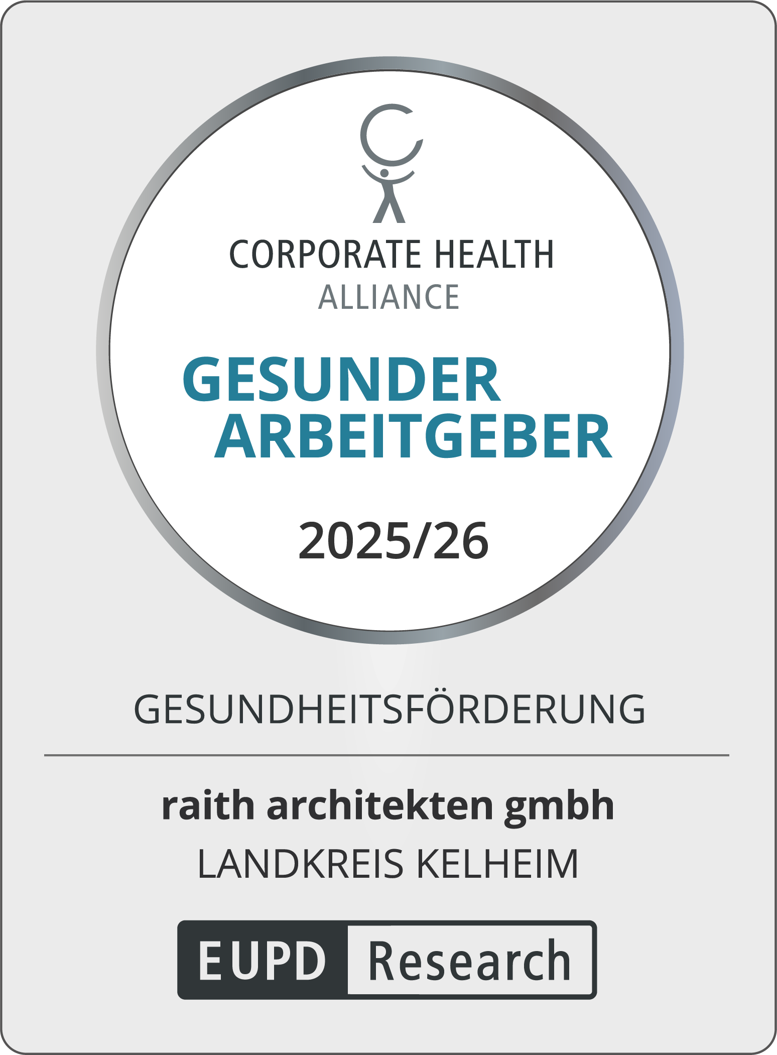 Zertifizierung „Gesunder Arbeitgeber“ BGF