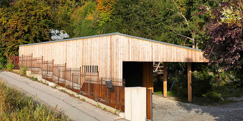 Doppelgarage mit Carport in Kelheim