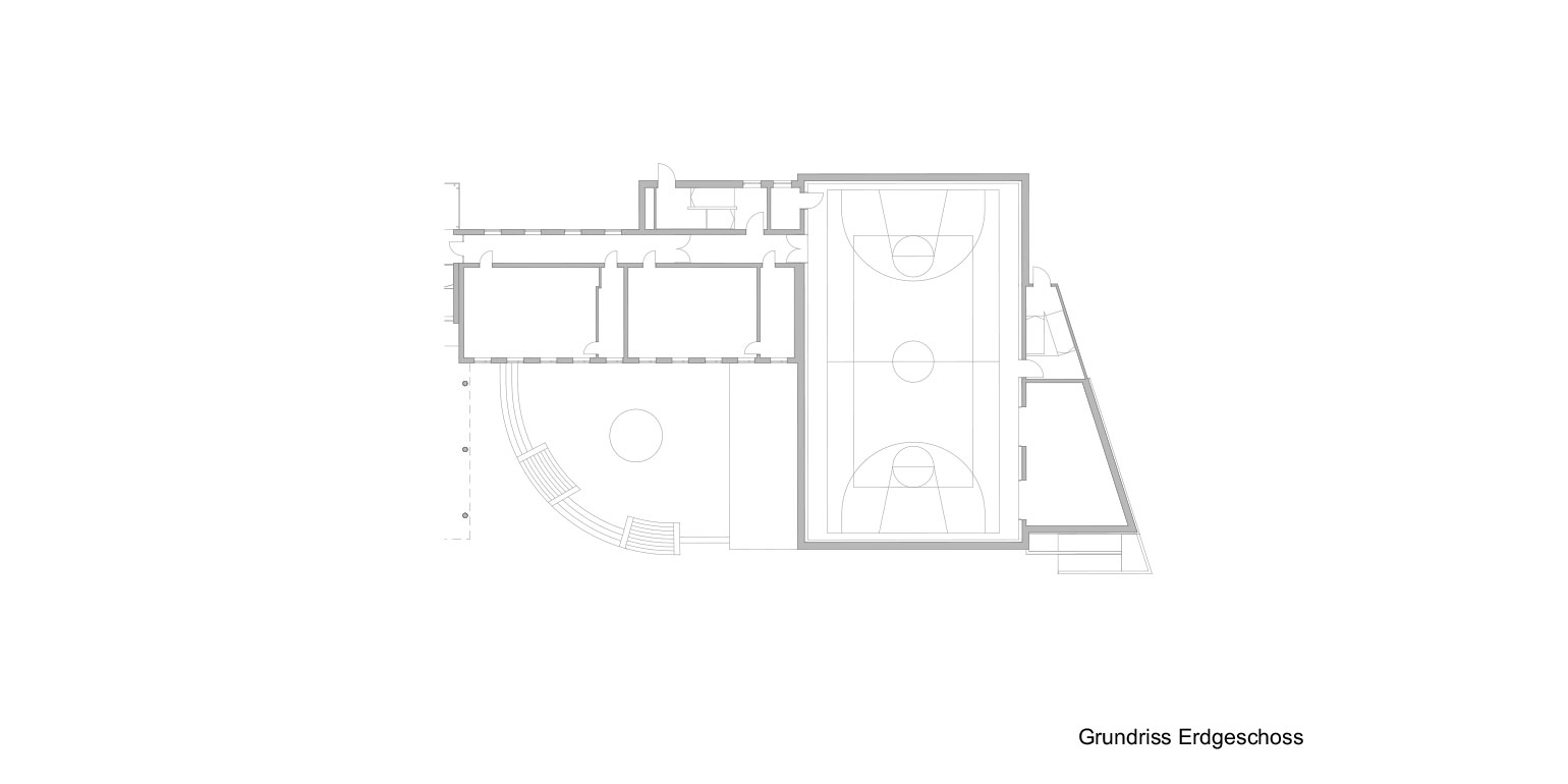 Ganztagsschule und Turnhalle an der GS Ebersberg