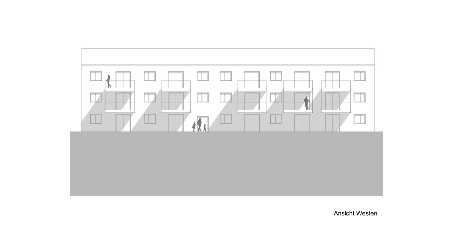 Neubau einer Wohnanlage nach sozialem Wohnbau in Kelheim